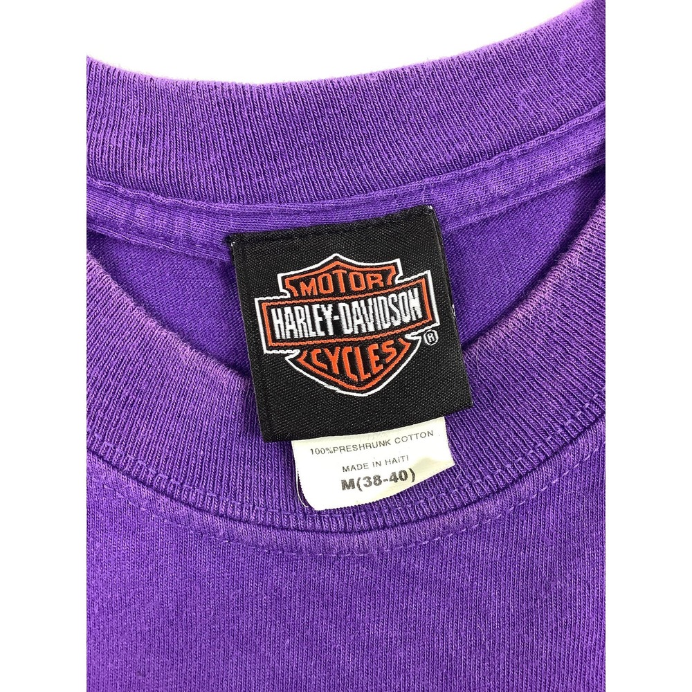 Harley Davidson Mardi Gras Bayou Country 2007 SL T-Shirt women SZ M - Picture 6 of 12